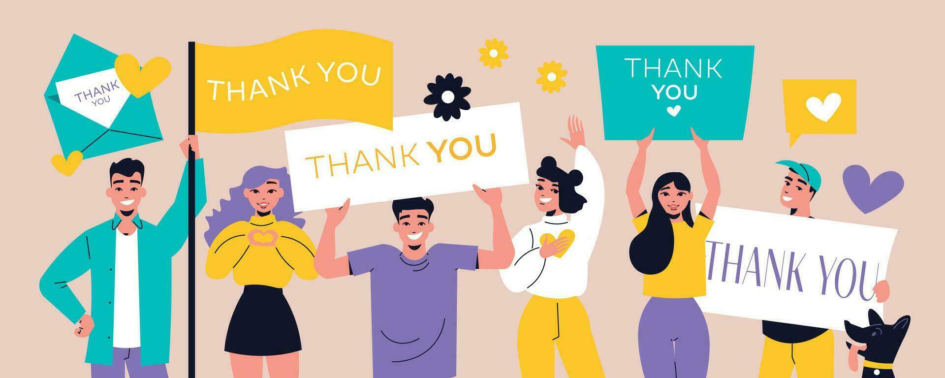 Thank You Illustration vector