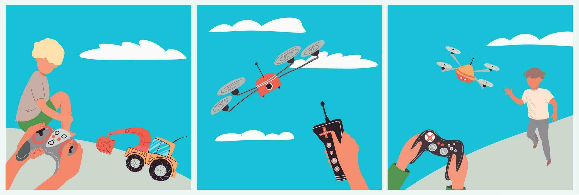 Control Toys Square Set vector