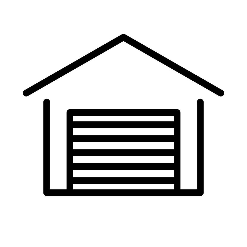 Warehouse icon. Trunk room icon. Vector. vector