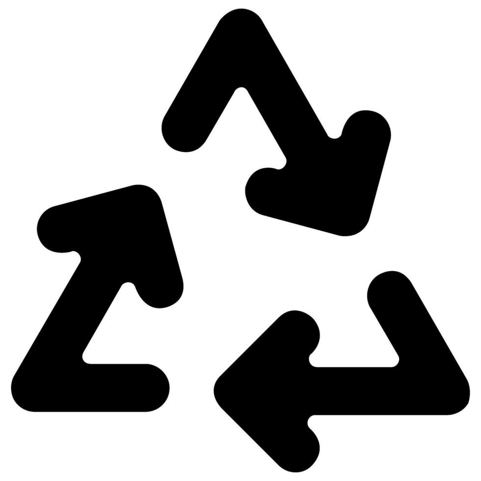 recycle arrow vector icon