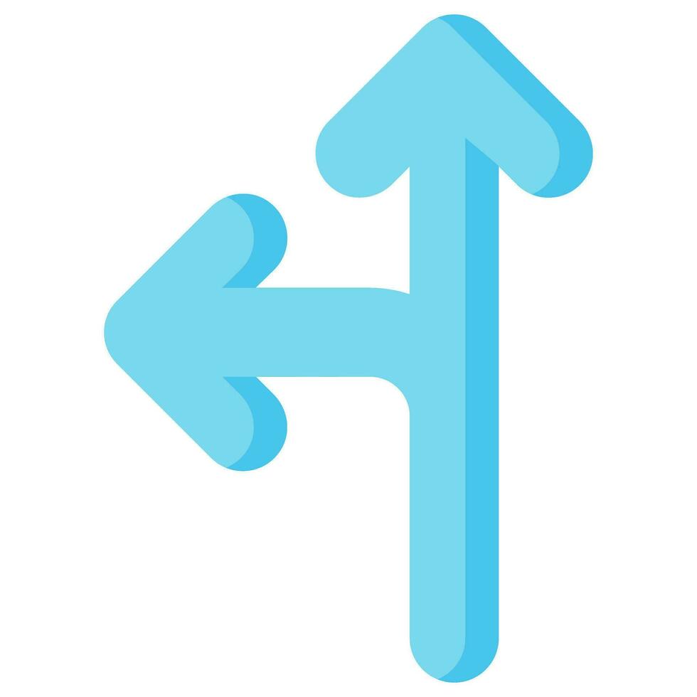 left exit arrow vector flat icon