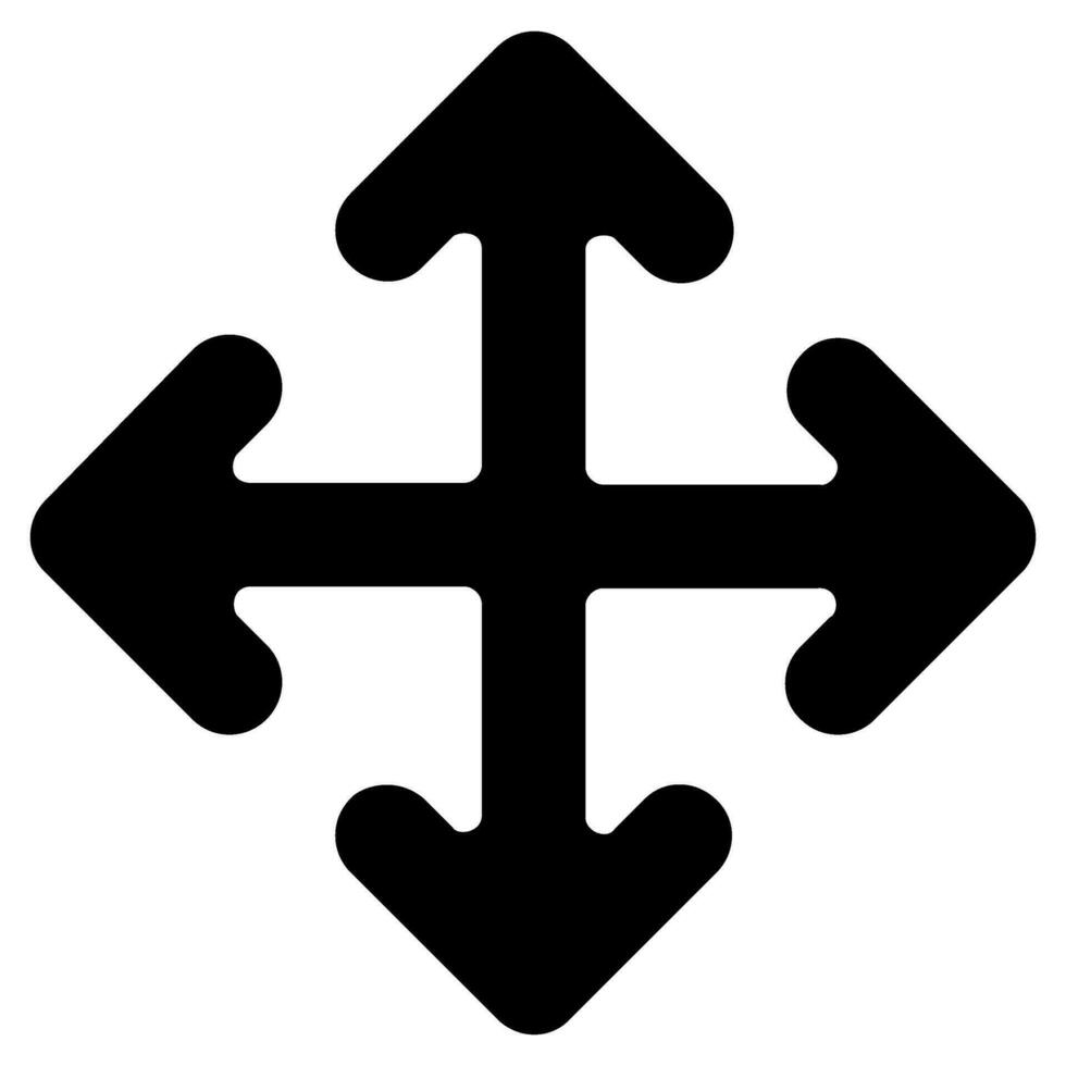 drag arrow vector icon