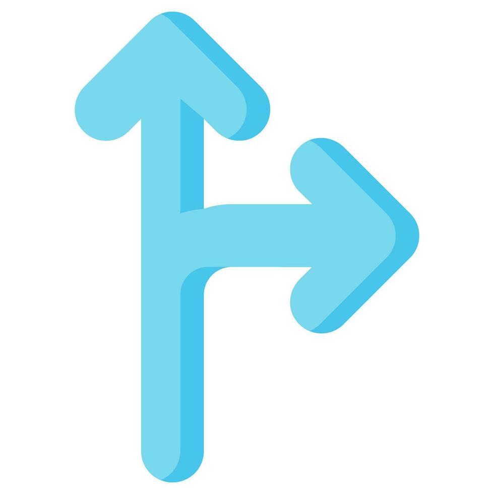 right exit arrow vector flat icon