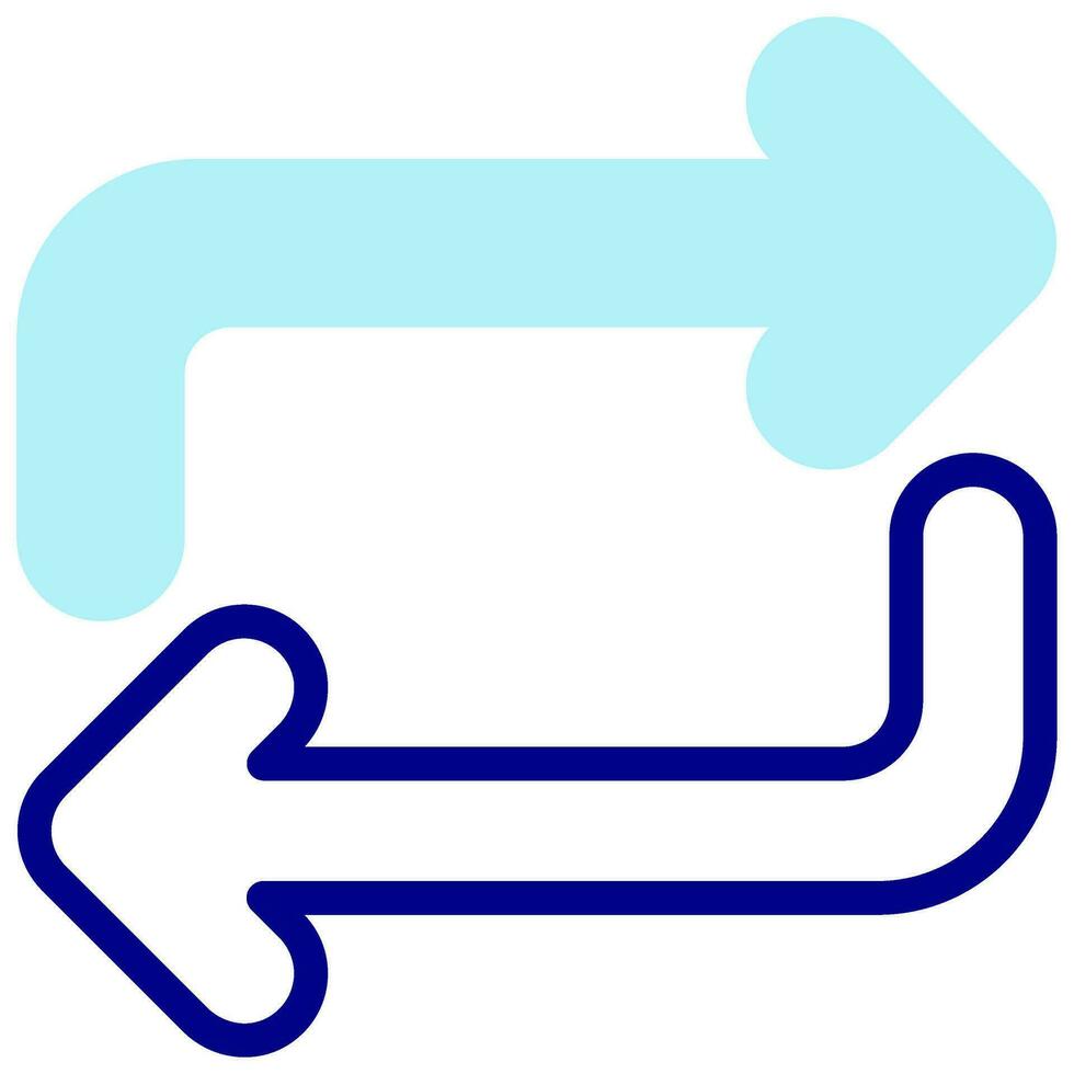 continuous arrow vector icon