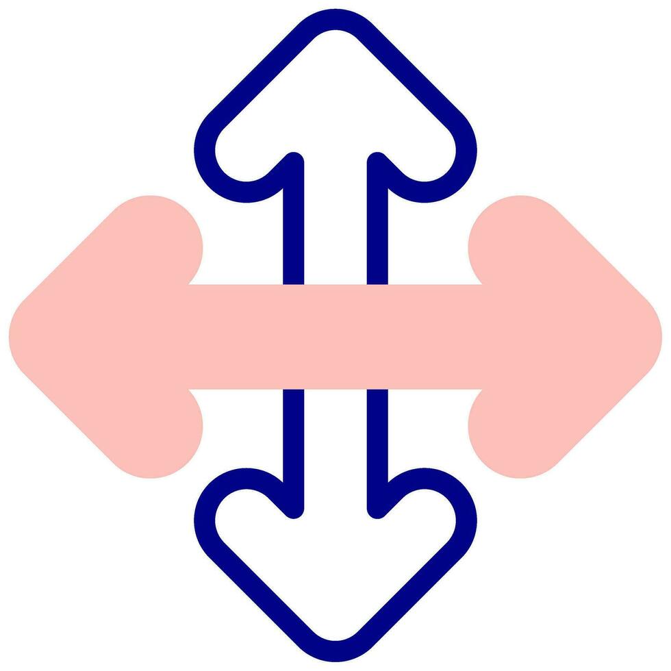 drag arrow vector icon