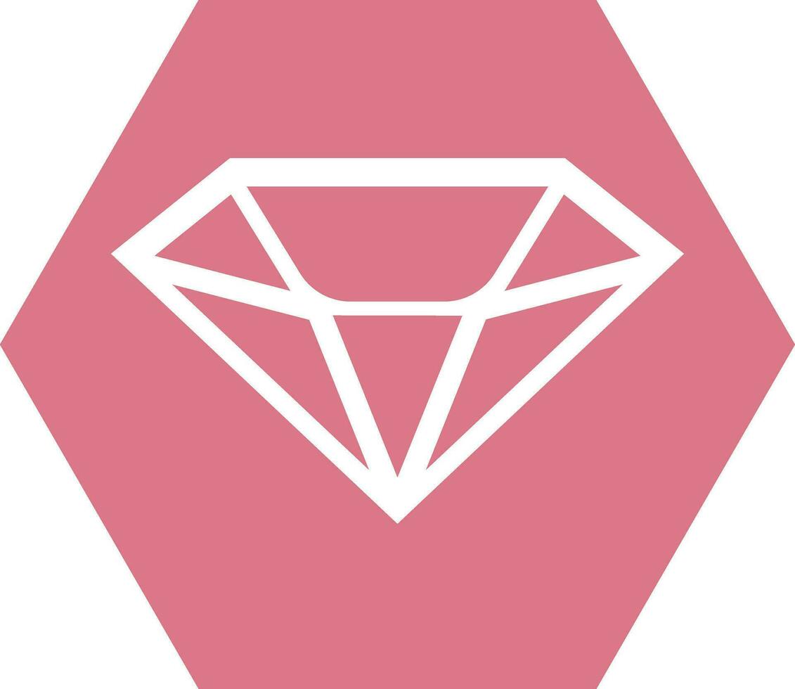 Diamond Icon Vector Illustration. Flat design style eps 10.