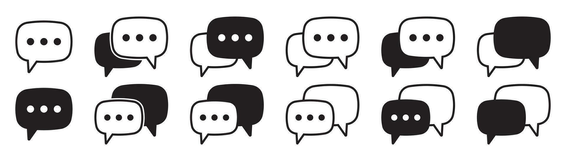 Chat icon. Talk bubble speech sign. Comment icon. Message, speech bubble vector icon.