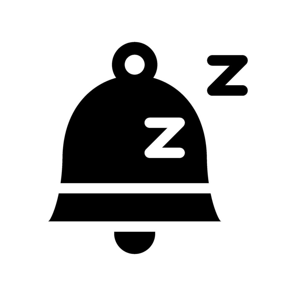 Snooze Icon Vector Symbol Design Illustration