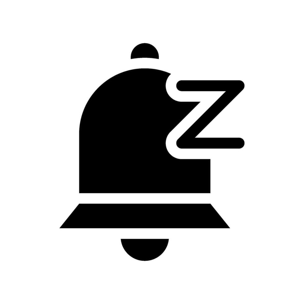 Snooze Icon Vector Symbol Design Illustration