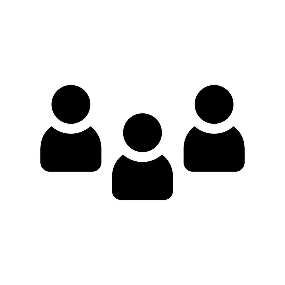 Group Icon Vector Symbol Design Illustration