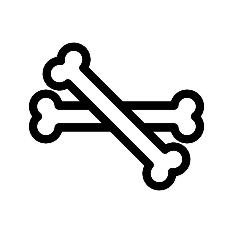 Bone Icon Vector Symbol Design Illustration
