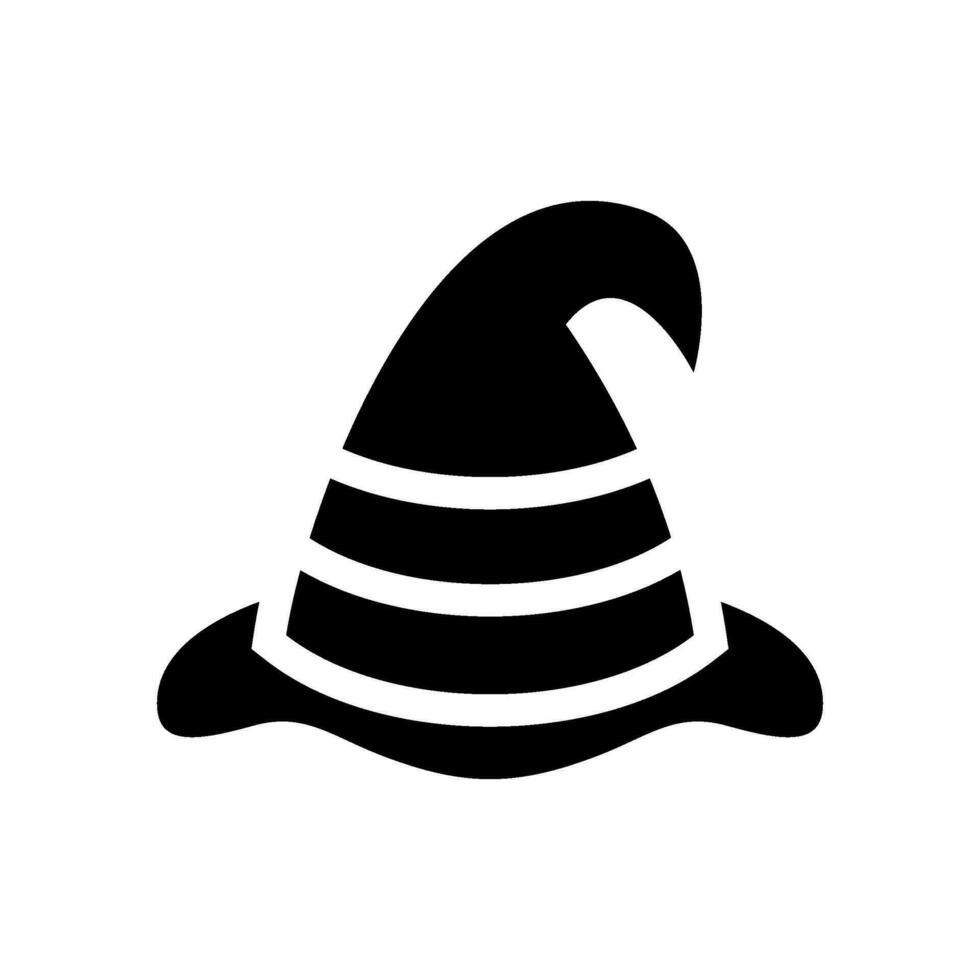 Witch Hat Icon Vector Symbol Design Illustration