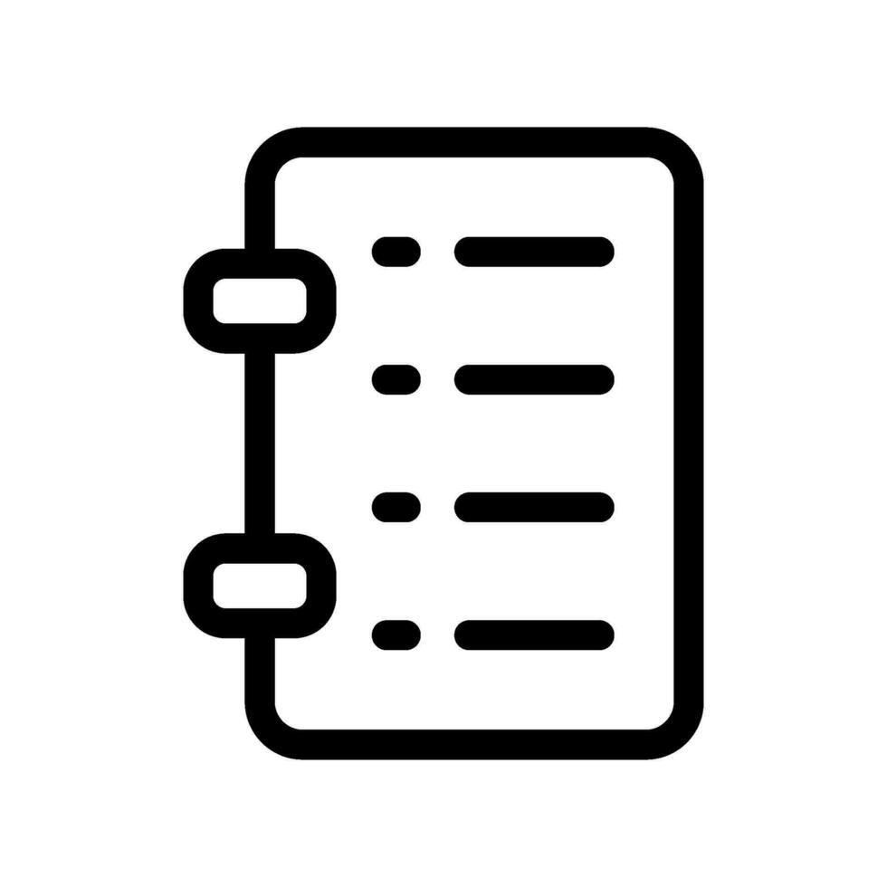 Planning Icon Vector Symbol Design Illustration