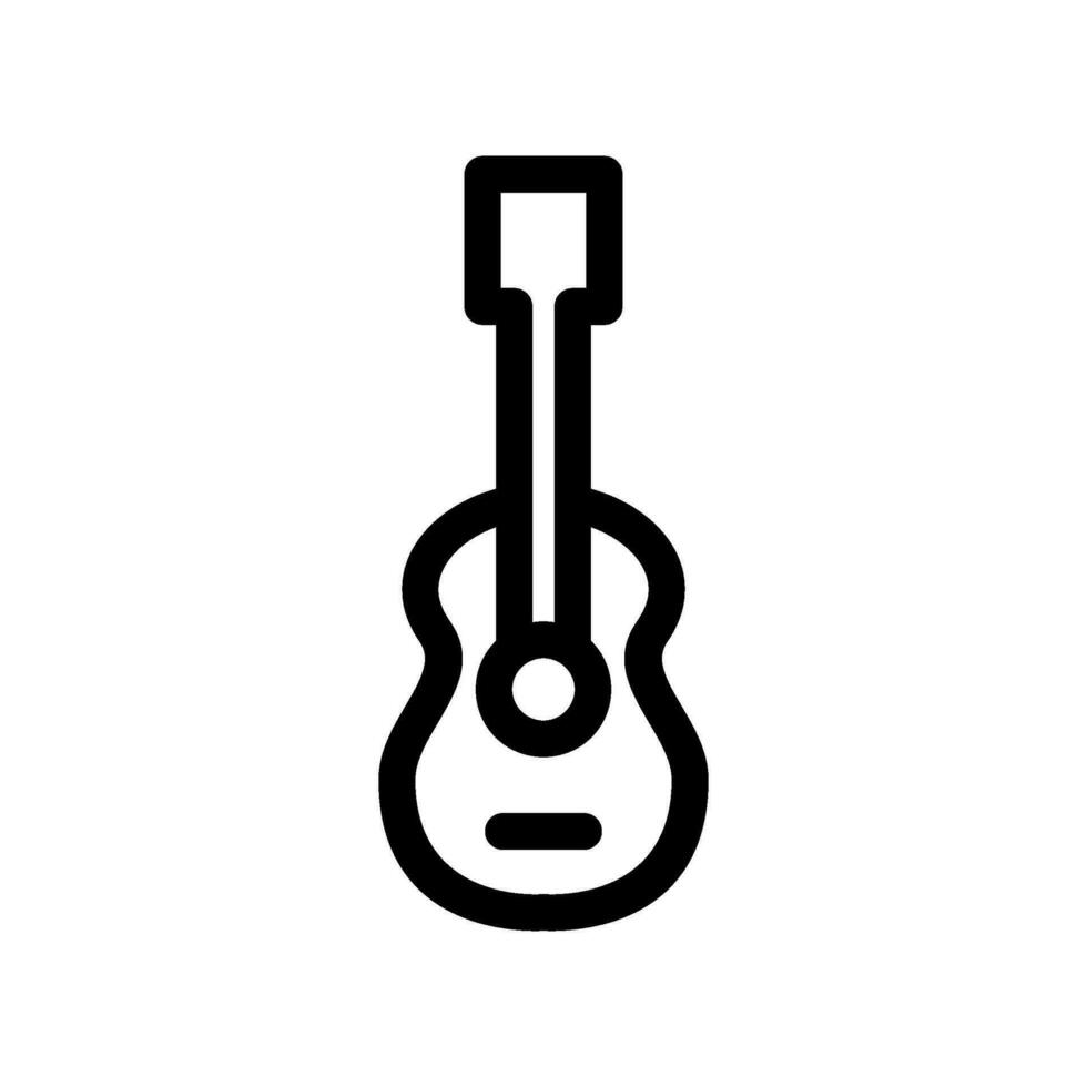 Guitar Icon Vector Symbol Design Illustration
