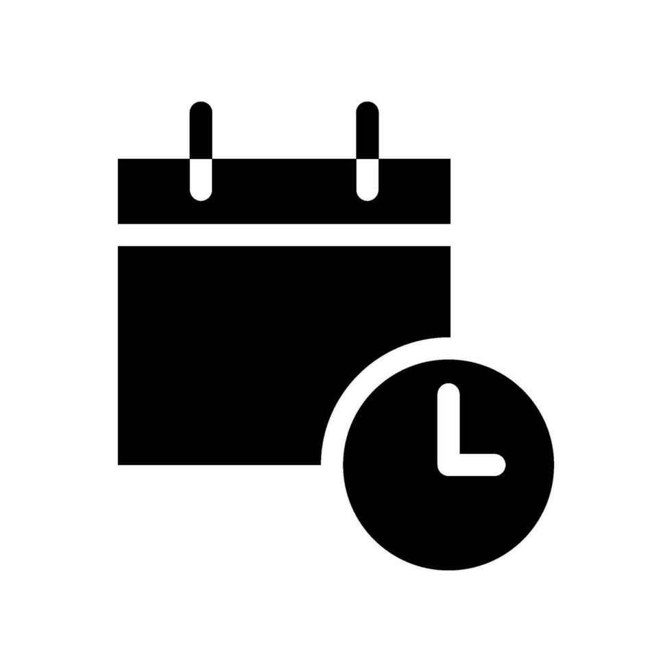 Schedule Icon Vector Symbol Design Illustration