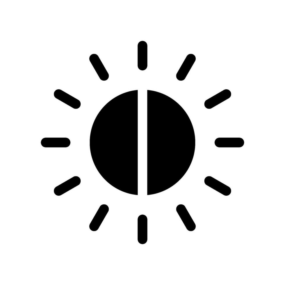Brightness Icon Vector Symbol Design Illustration