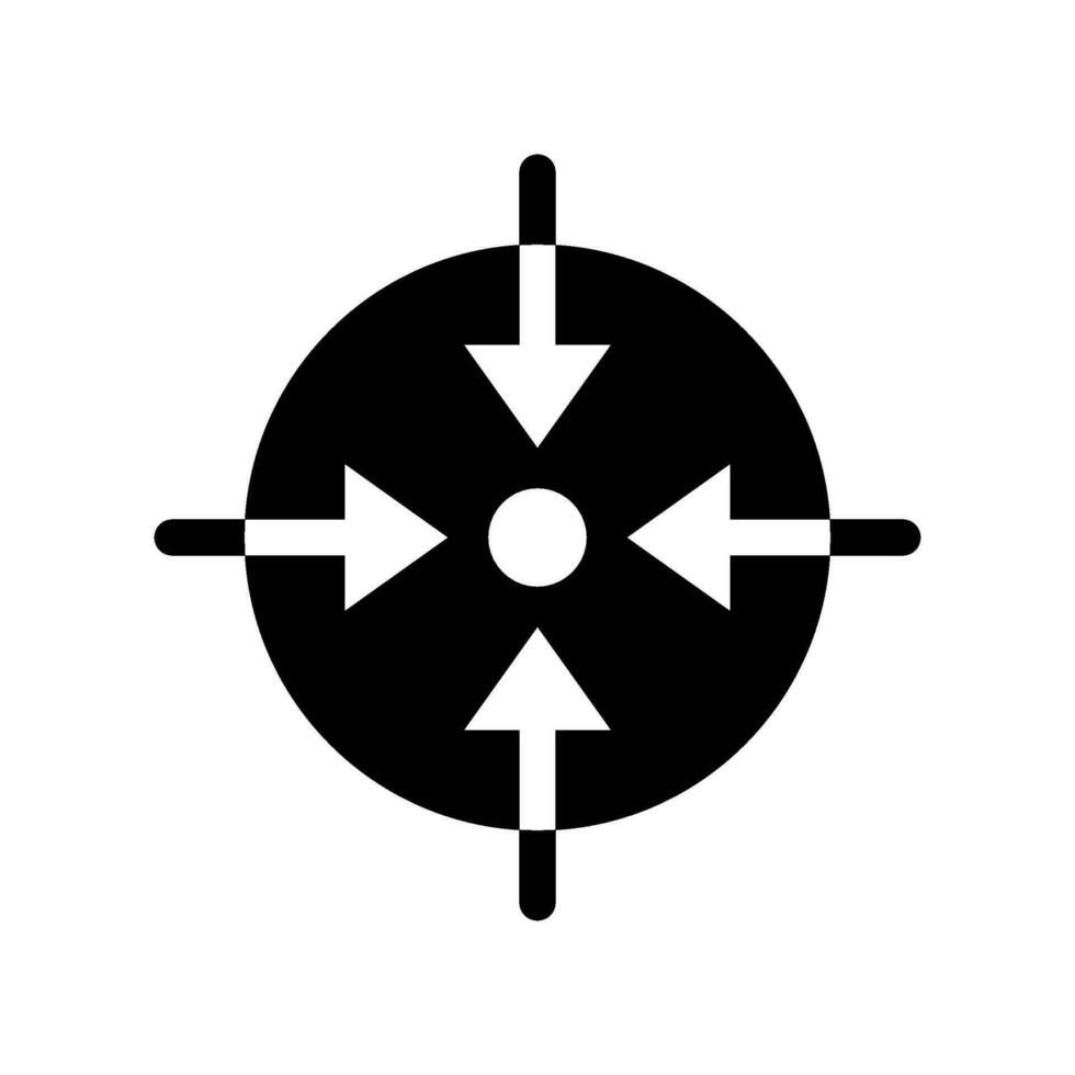 Focus Icon Vector Symbol Design Illustration