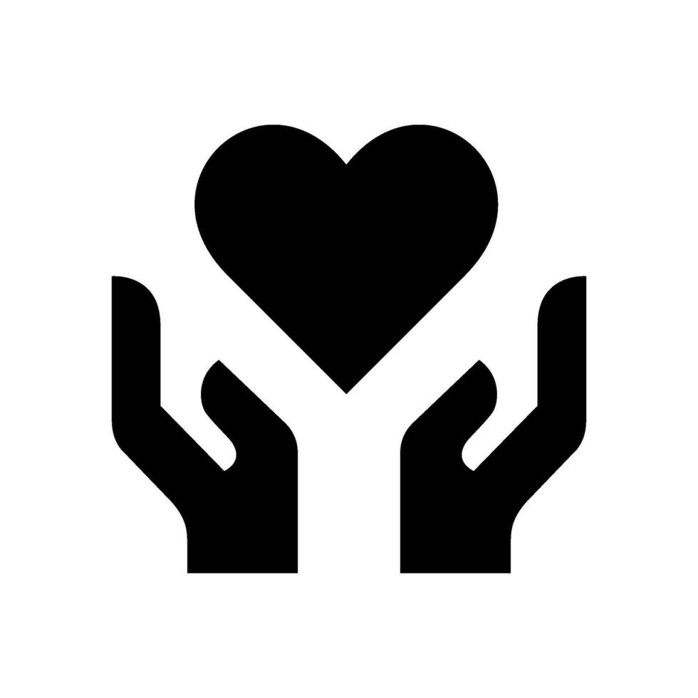Charity Icon Vector Symbol Design Illustration