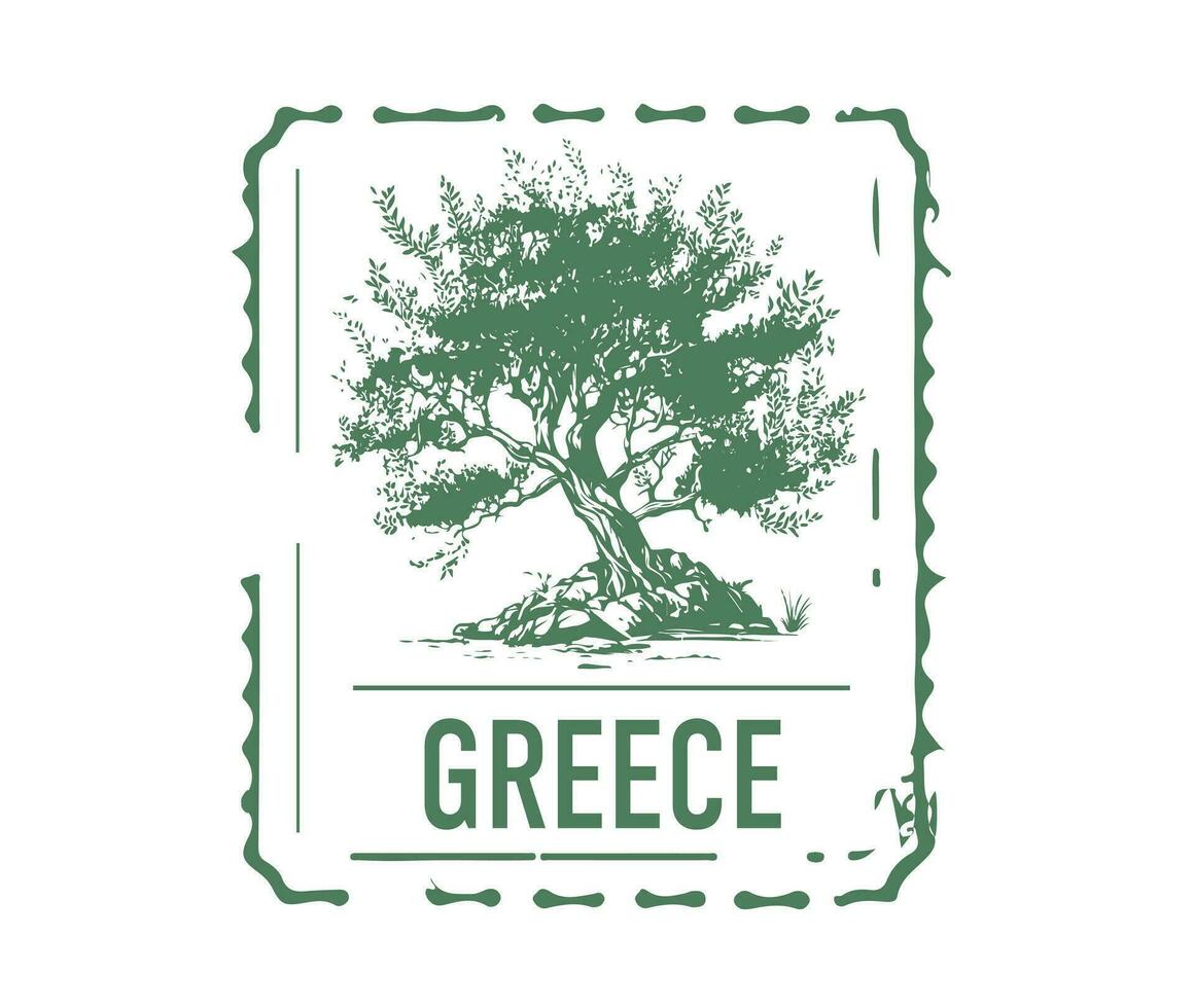 Olive tree hand drawn illustrations, sketch. Vector. vector