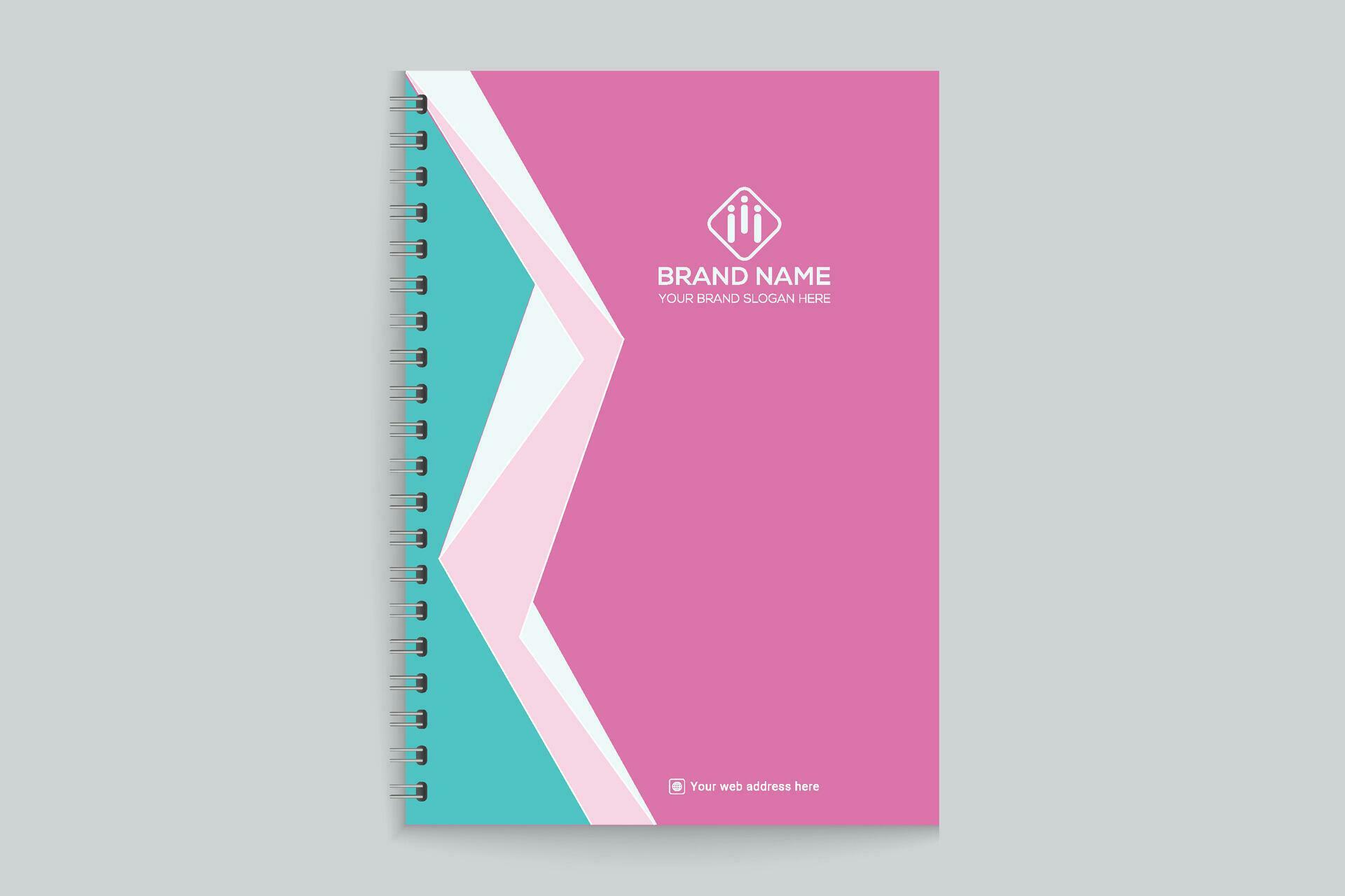 Colorful notebook cover design 26324467 Vector Art at Vecteezy