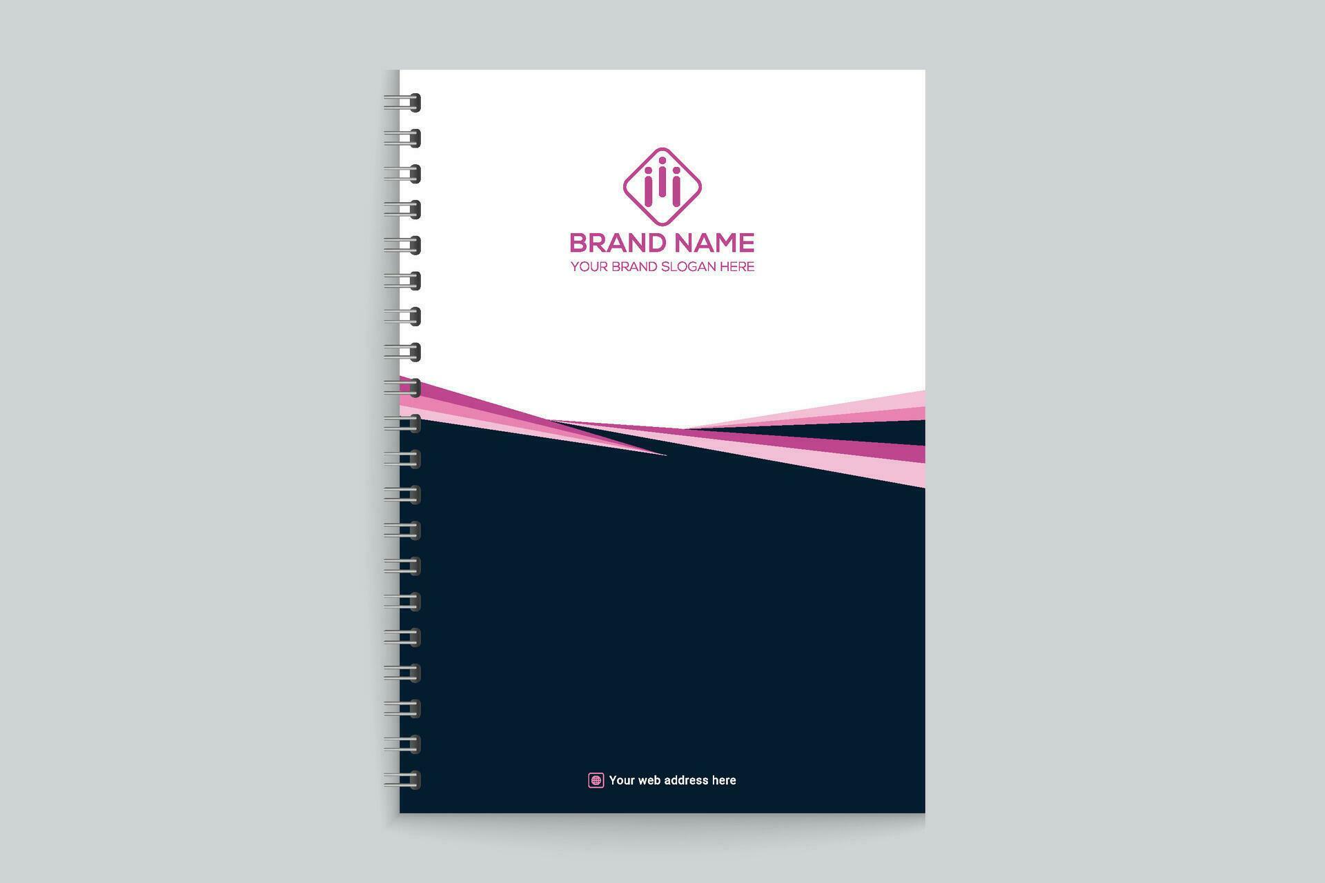 Professional notebook cover mockup 26324494 Vector Art at Vecteezy