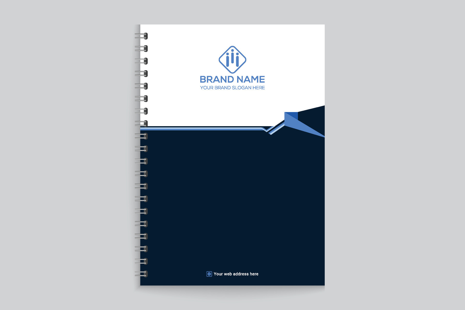 Professional notebook cover mockup 26324620 Vector Art at Vecteezy