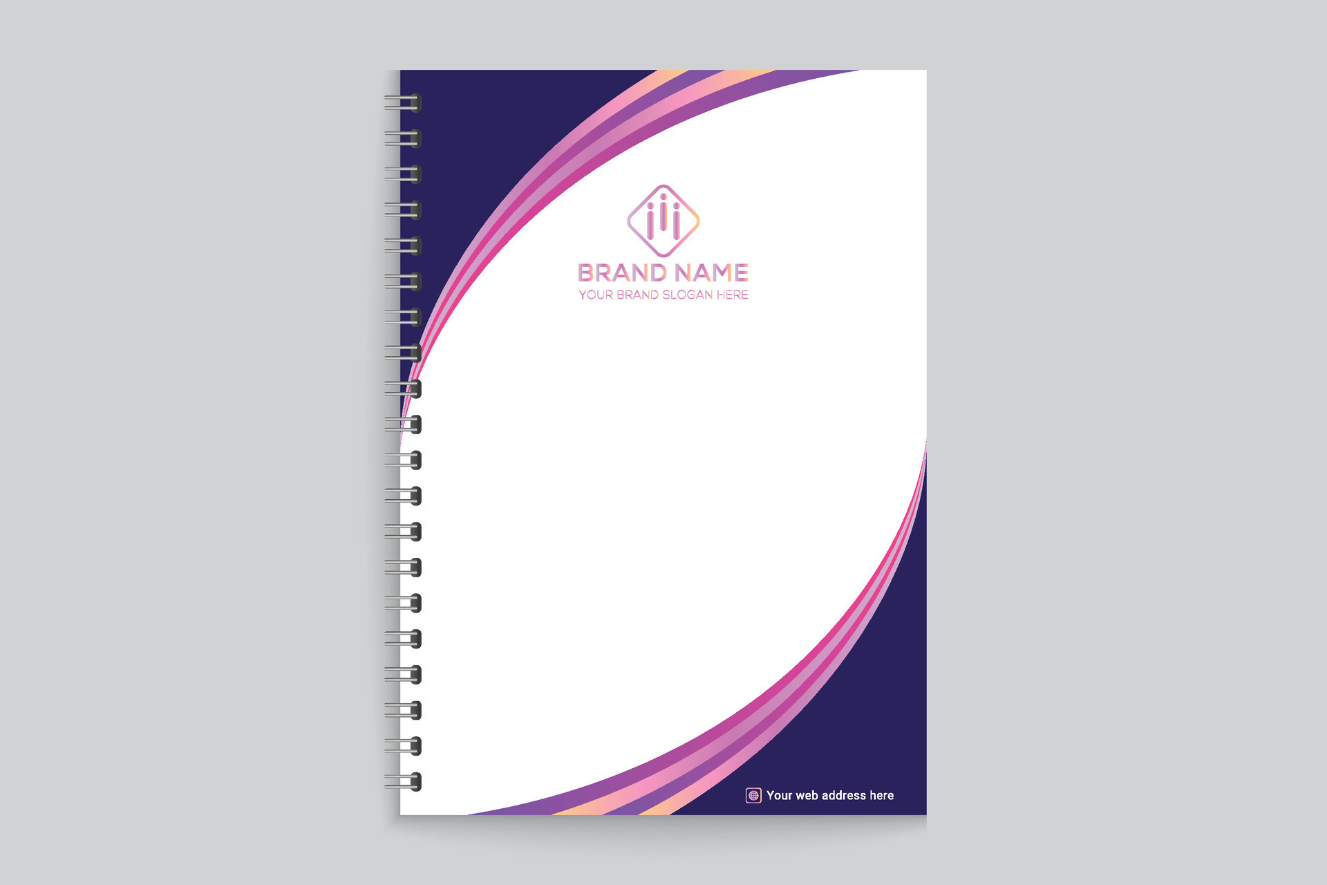 Modern professional notebook cover design 26324658 Vector Art at Vecteezy