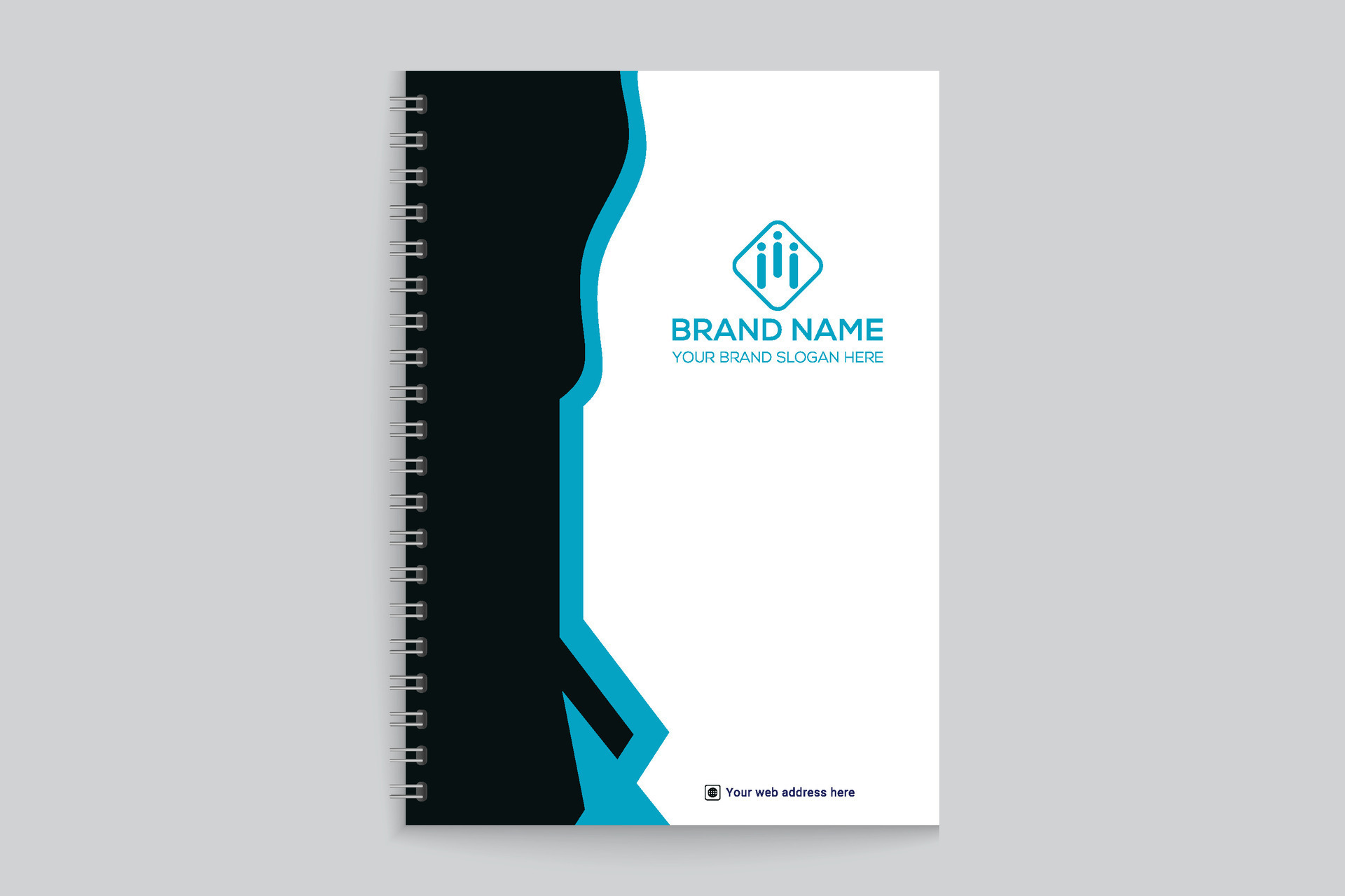 Modern professional notebook cover design 26324774 Vector Art at Vecteezy