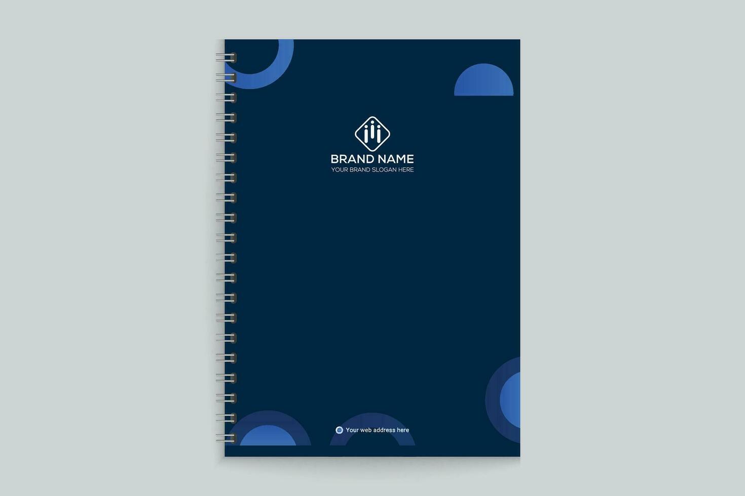 negro color cuaderno cubrir diseño vector