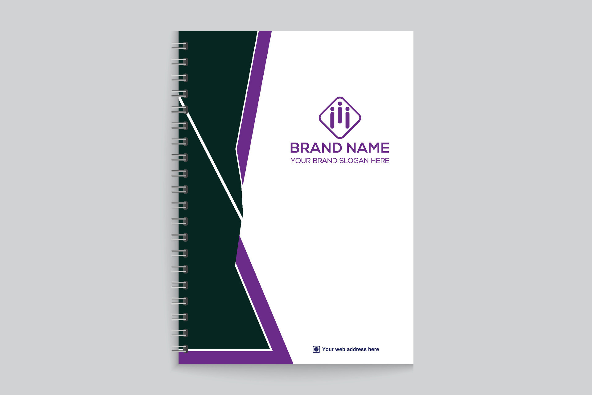 Modern professional notebook cover design 26325004 Vector Art at Vecteezy