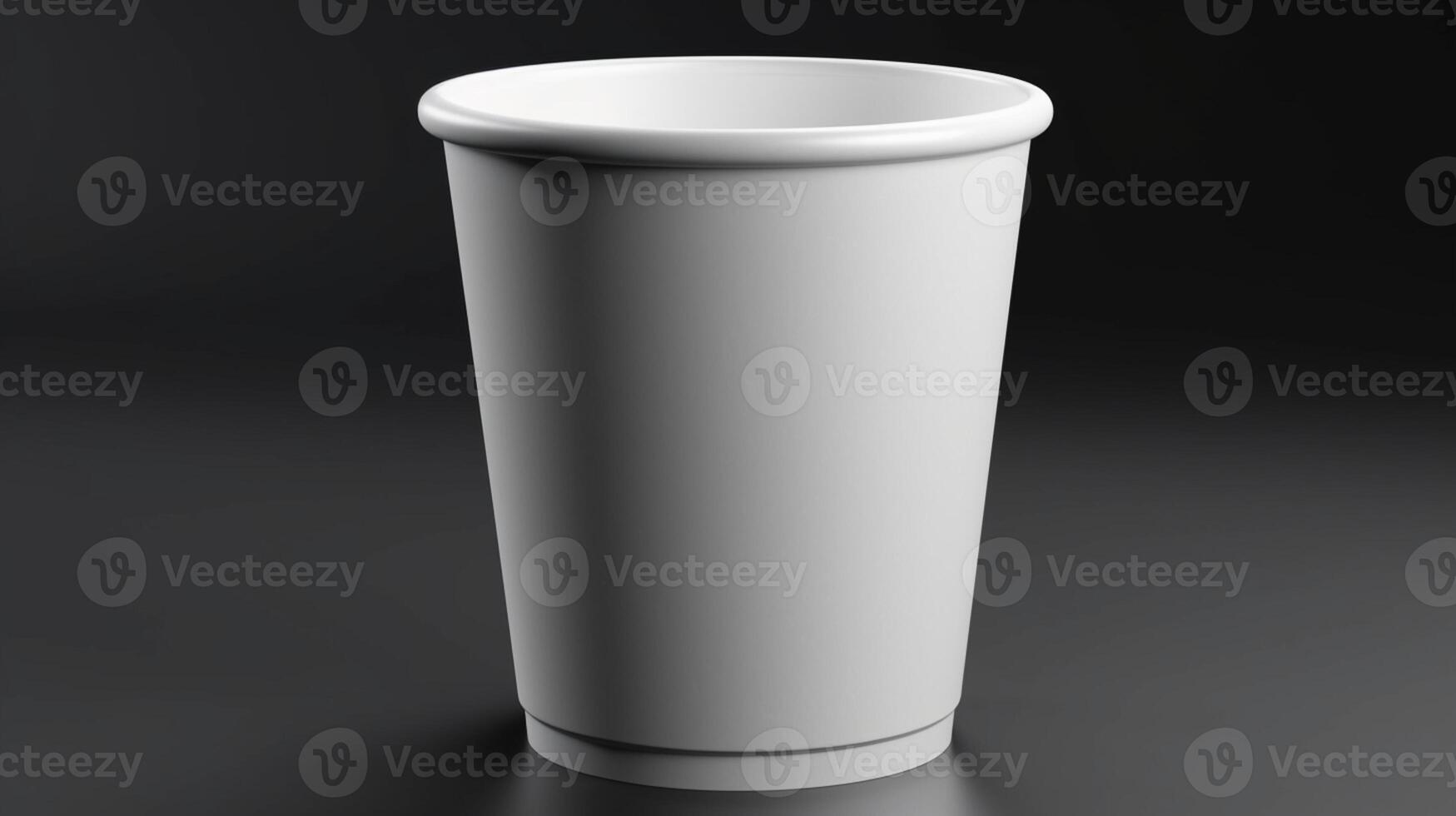 Use this blank paper cup mockup to bring your ice cream brand to life photo