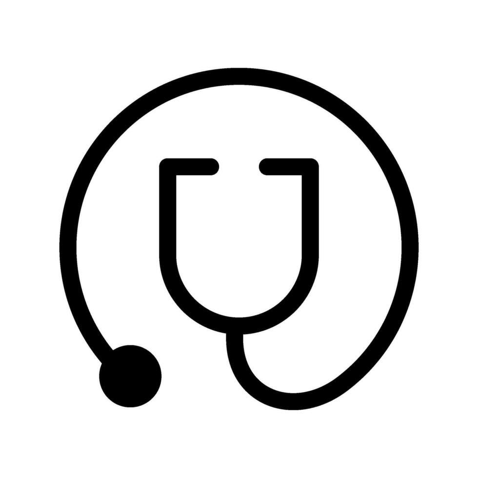 Stethoscope Icon Vector Symbol Design Illustration