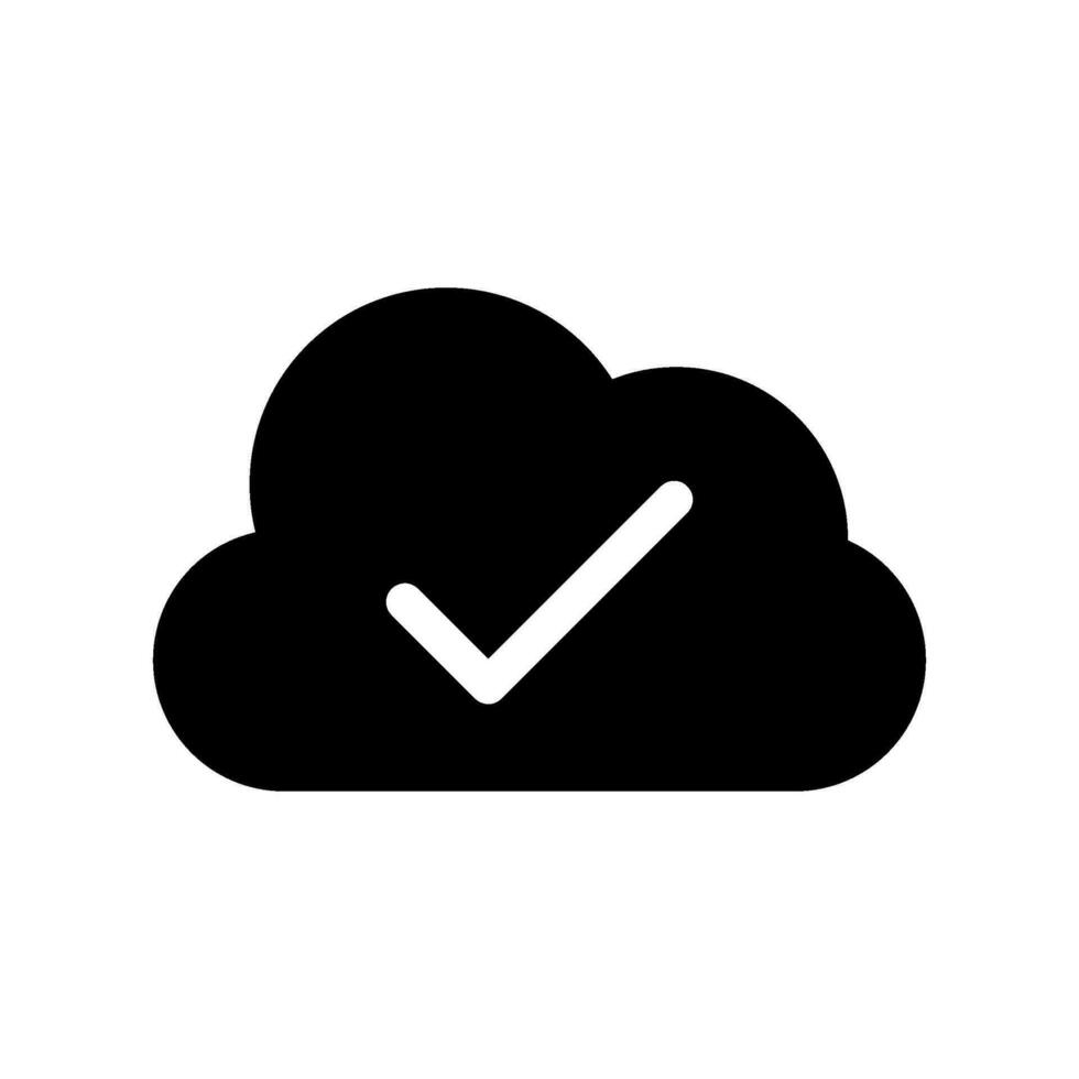 nube icono vector símbolo diseño ilustración