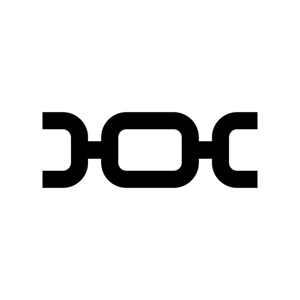 Chain Icon Vector Symbol Design Illustration