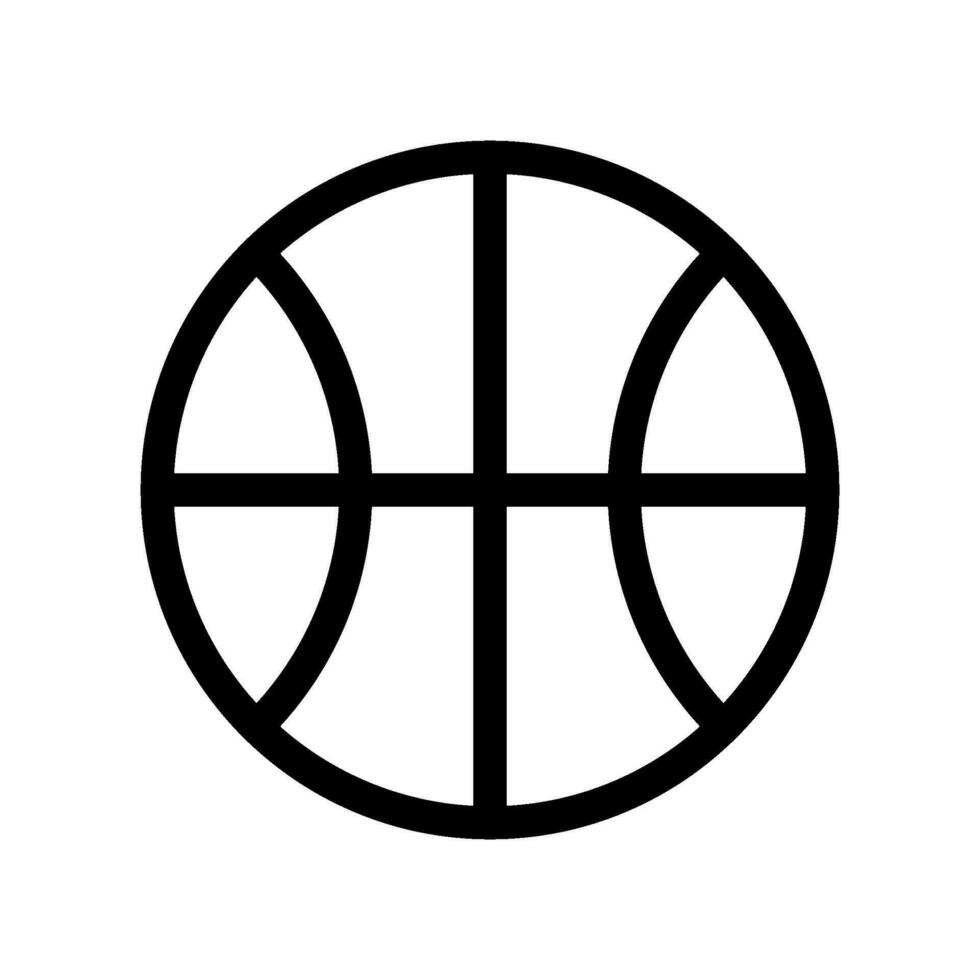 Basketball Icon Vector Symbol Design Illustration