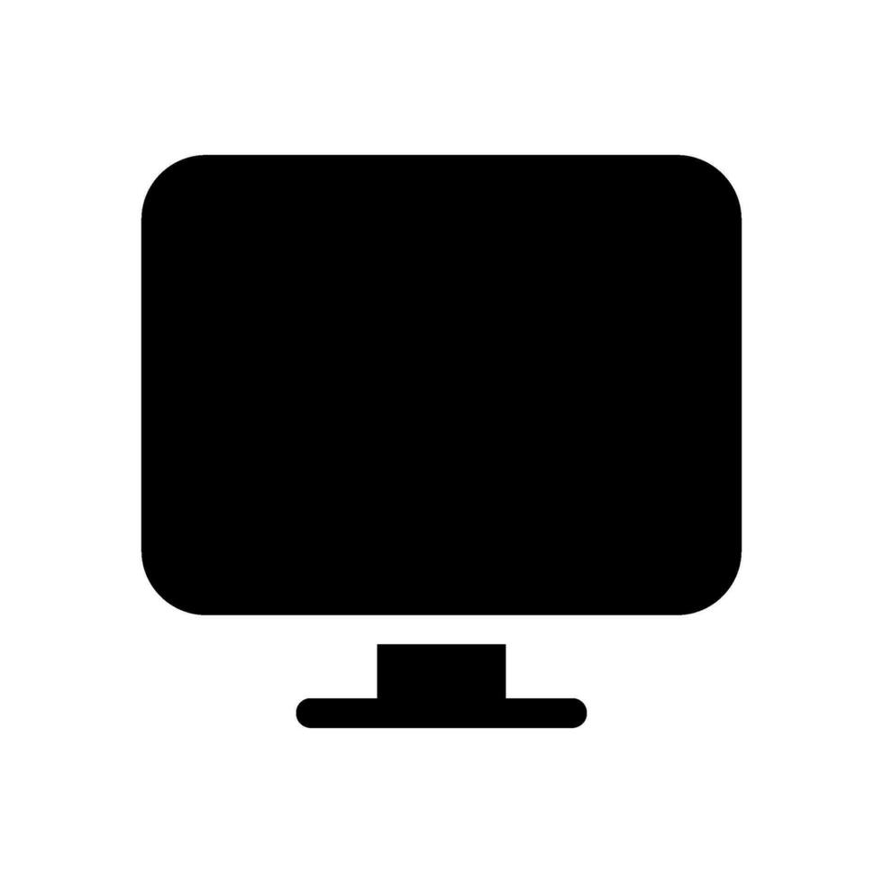 Screen Icon Vector Symbol Design Illustration