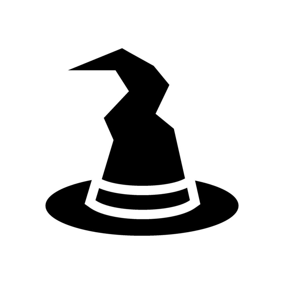 Witch Hat Icon Vector Symbol Design Illustration