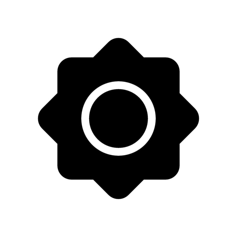 Brightness Icon Vector Symbol Design Illustration