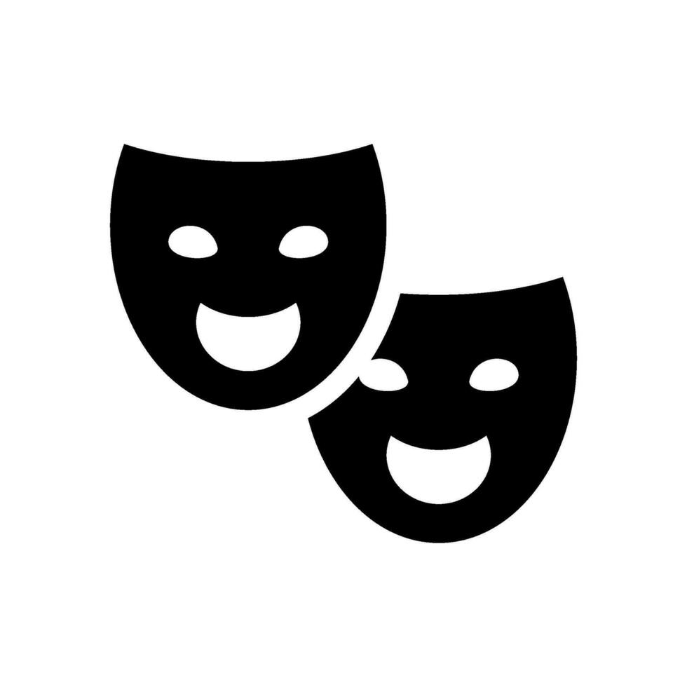 Masks Icon Vector Symbol Design Illustration