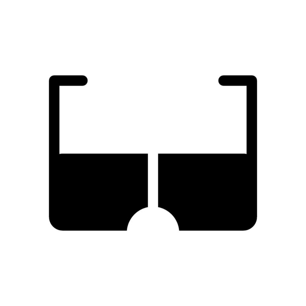 Glasses Icon Vector Symbol Design Illustration