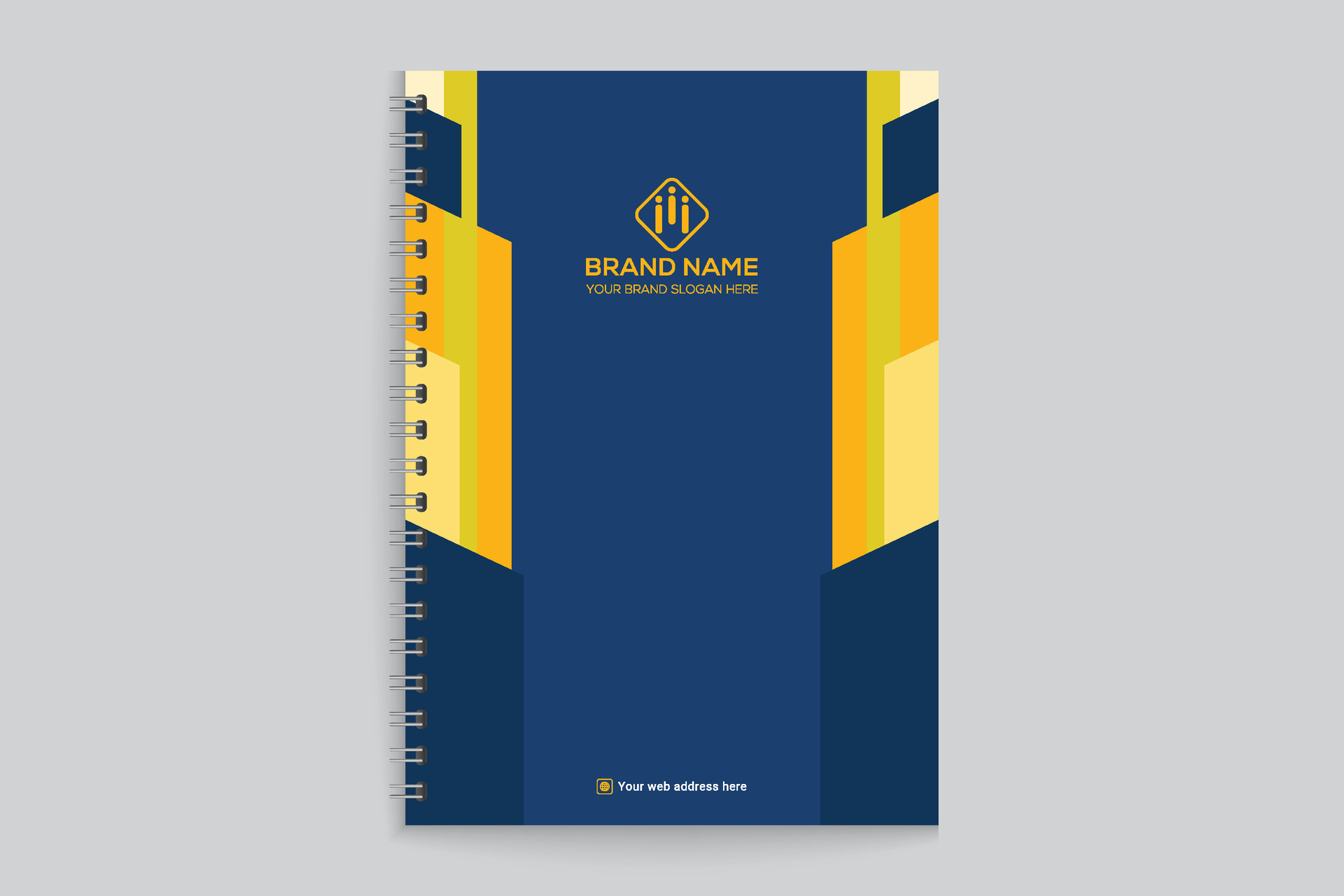 Orange elegant corporate notebook cover design 26326079 Vector Art at