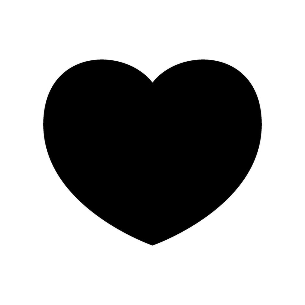 Heart Icon Vector Symbol Design Illustration