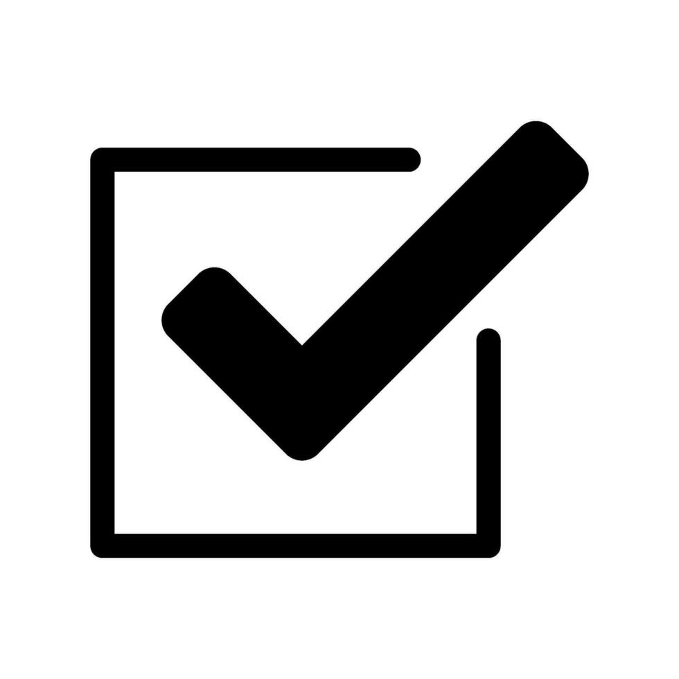 Check Icon Vector Symbol Design Illustration