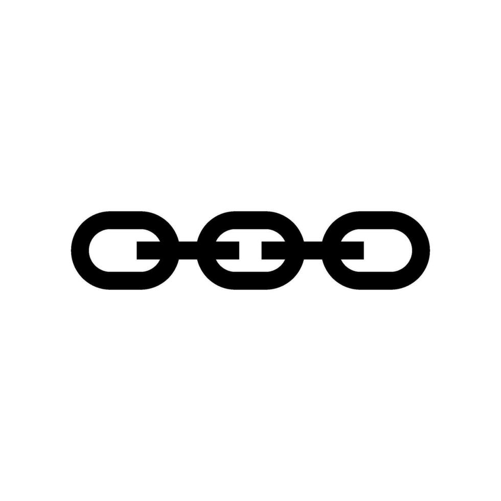 Chain Icon Vector Symbol Design Illustration