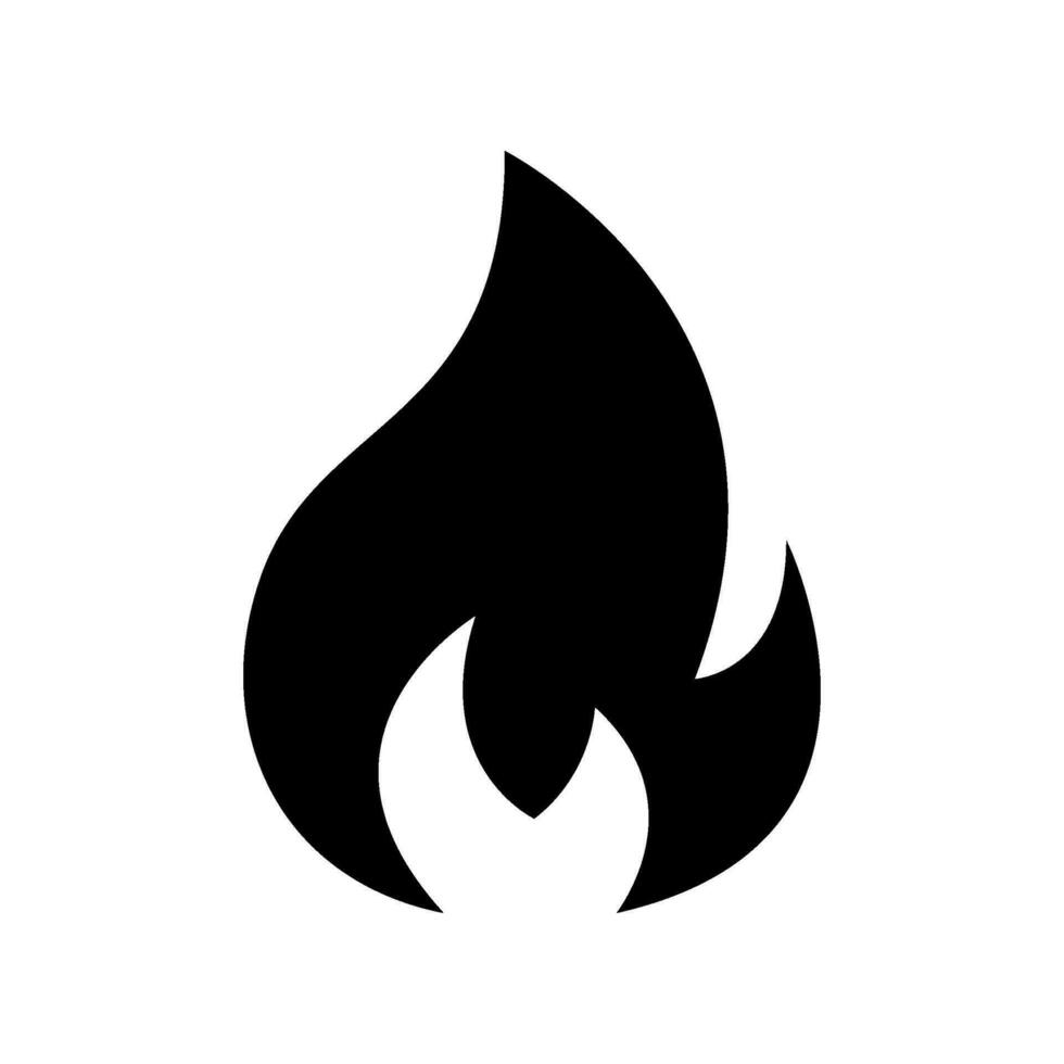 Fire Icon Vector Symbol Design Illustration