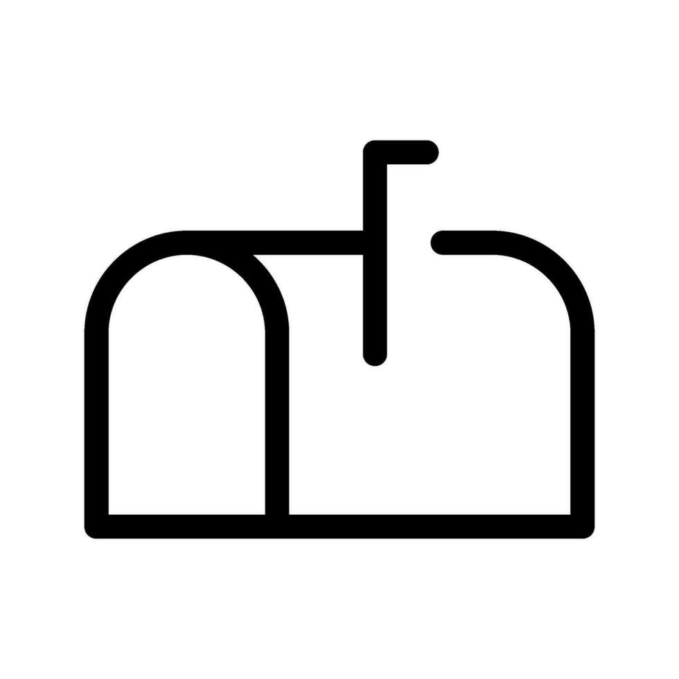 Mail Box Icon Vector Symbol Design Illustration