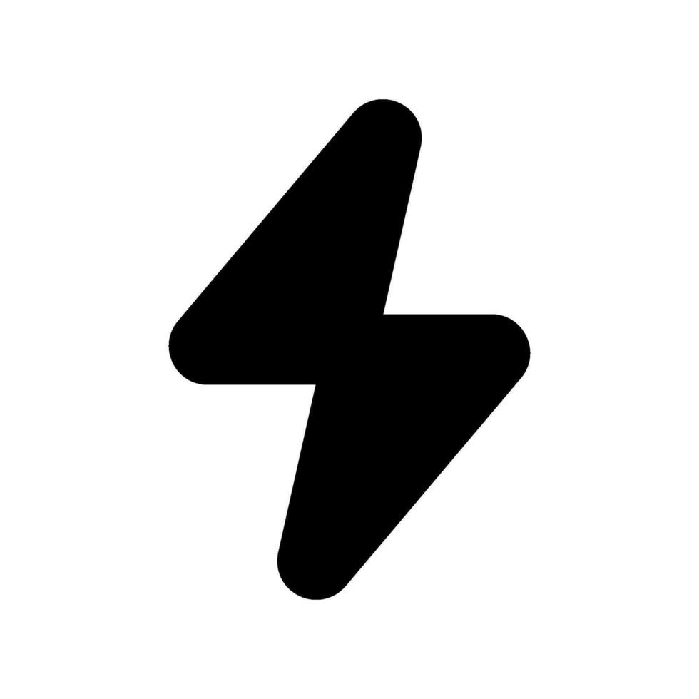 Lightning Icon Vector Symbol Design Illustration