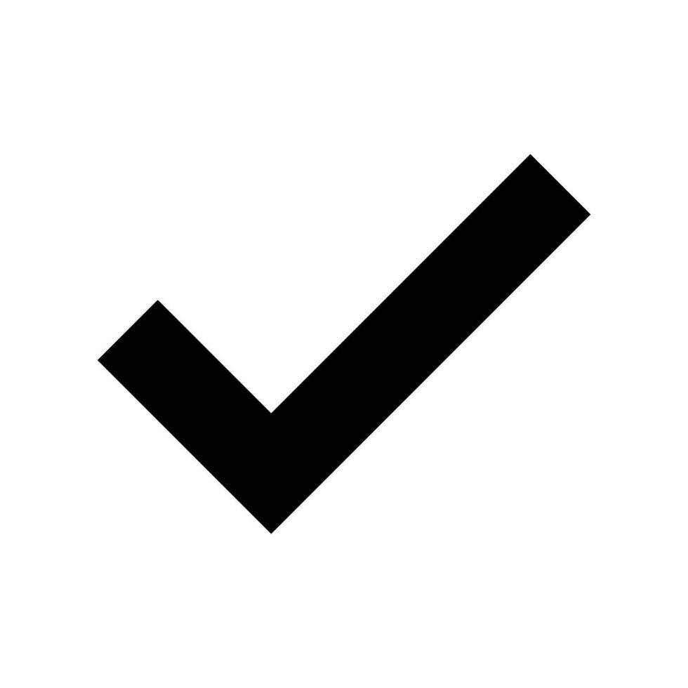 Check Icon Vector Symbol Design Illustration