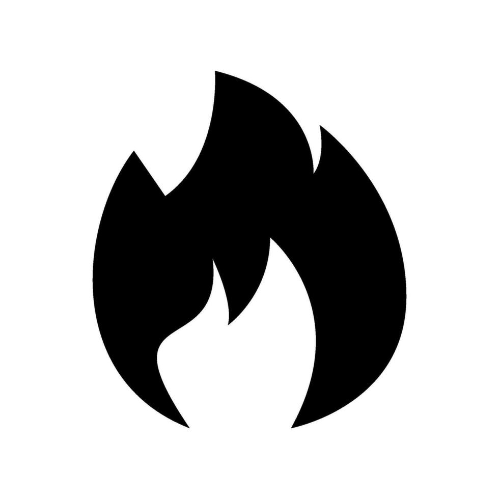 Fire Icon Vector Symbol Design Illustration