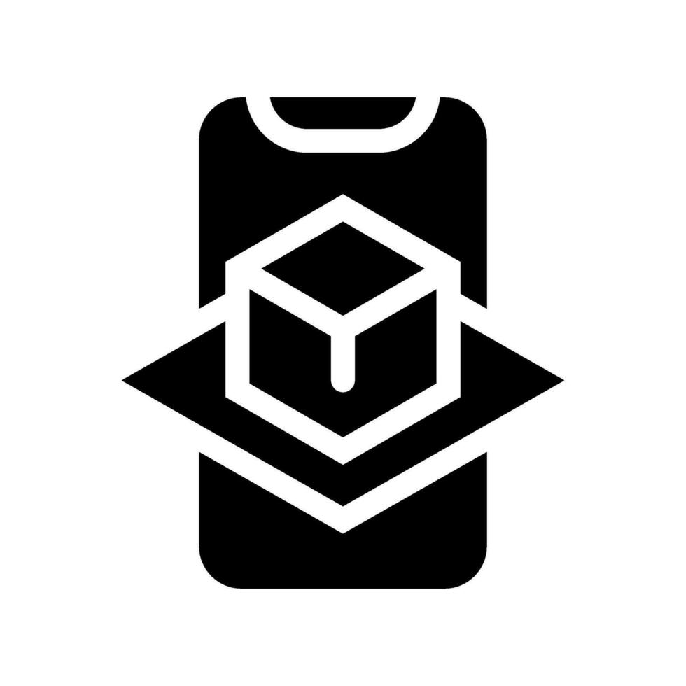 Ar Icon Vector Symbol Design Illustration